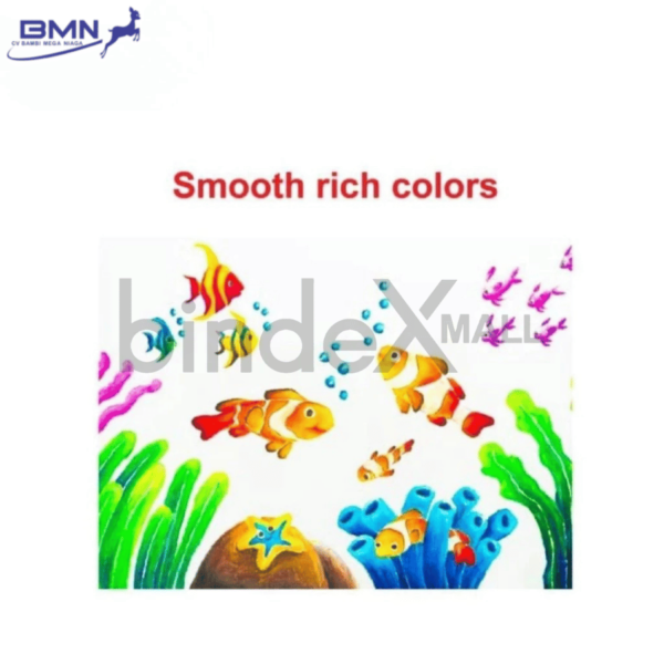 Crayon Titi Classic isi 48 warna oil pastel cerah tekstur halus untuk mewarnai sekolah dan seni