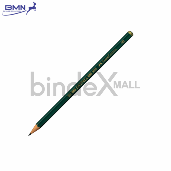 Faber Castell pensil 4B grafit lembut hitam gelap untuk sketsa shading ilustrasi dan menggambar artistik