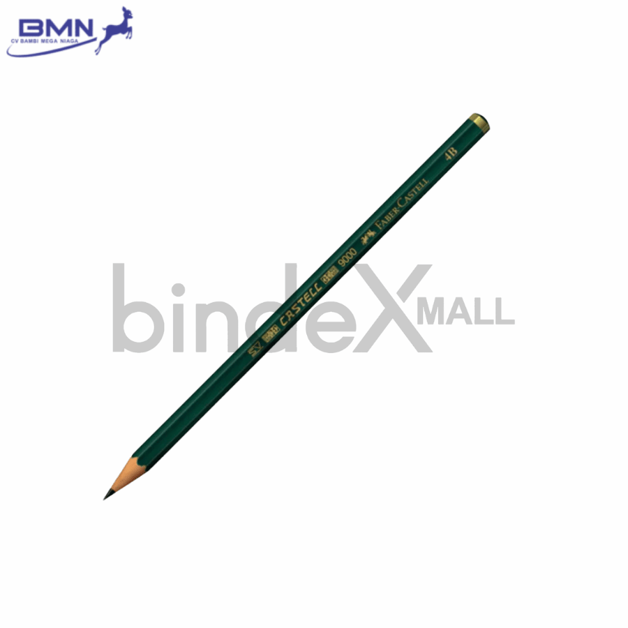 Faber Castell pensil 4B grafit lembut hitam gelap untuk sketsa shading ilustrasi dan menggambar artistik
