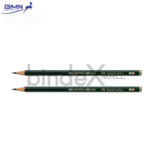Faber Castell pensil 6B 1 pcs satuan grafit premium hitam pekat halus untuk sketsa shading dan seni