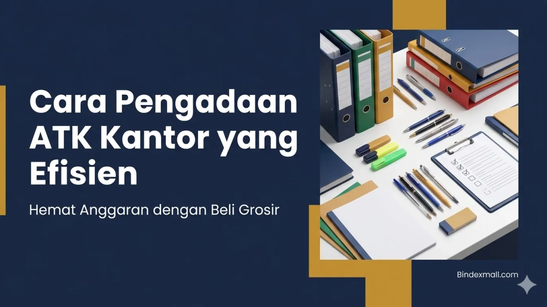 Panduan pengadaan ATK kantor grosir murah per dus untuk perusahaan dan instansi