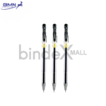 Kenko Easy pulpen gel hitam 1 pcs tinta gel pekat 0.5mm cepat kering lancar nyaman untuk sekolah dan kantor