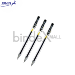 Kenko Easy pulpen hitam 1 pcs tinta gel pekat 0.5mm cepat kering lancar nyaman untuk sekolah dan kantor