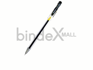 Kenko Easy Gel Pen hitam 1 pcs tinta gel pekat 0.5mm cepat kering lancar nyaman untuk sekolah dan kantor