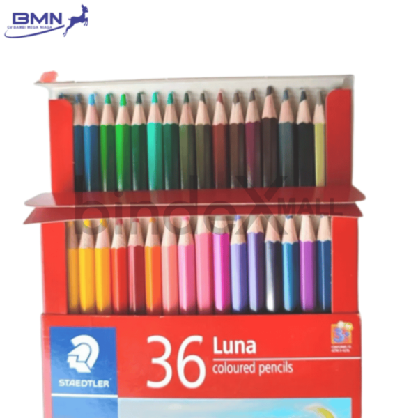 Staedtler Luna pensil warna isi 36 warna cerah dalam box