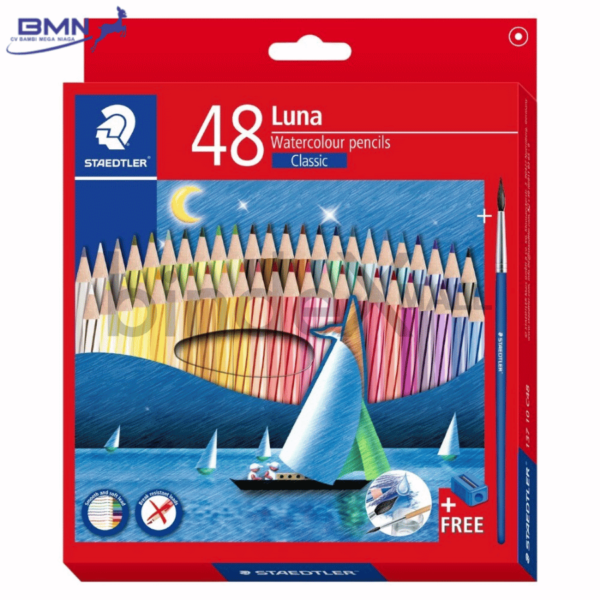 Staedtler Luna pensil warna isi 48 warna lengkap dalam box