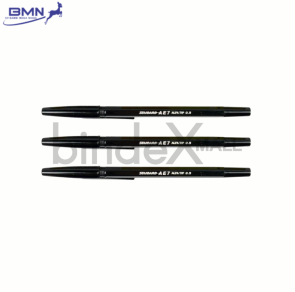 Pulpen Standard AE7 hitam 1 pcs Alfa Tip 0.5mm tinta lancar merek bolpen nomor satu Indonesia garansi macet