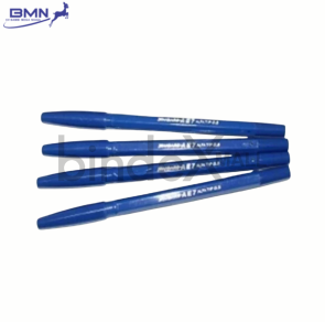 Pulpen Standard AE7 biru 1 pcs Alfa Tip 0.5mm tinta lancar merek bolpen nomor satu Indonesia garansi macet