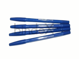 Pulpen Standard AE7 biru 1 pcs Alfa Tip 0.5mm tinta lancar merek bolpen nomor satu Indonesia garansi macet