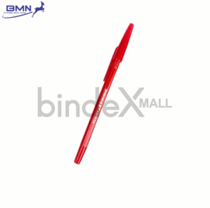 Pulpen Standard AE7 merah 1 pcs Alfa Tip 0.5mm tinta lancar merek bolpen nomor satu Indonesia garansi macet