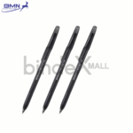 Pulpen Standard Tecno hitam 1 pcs tinta hitam pekat lancar halus desain ringan nyaman untuk sekolah dan kantor