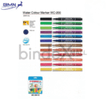 Spidol Warna Snowman WC200 12 Water Color Markers bigger tip child safe water based washable non-toxic untuk mewarnai anak