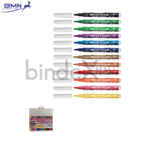 Spidol Snowman WC200 12 Water Color Markers bigger tip child safe water based washable non-toxic untuk mewarnai anak