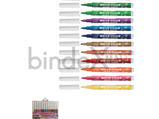 Spidol Snowman WC200 12 Water Color Markers bigger tip child safe water based washable non-toxic untuk mewarnai anak