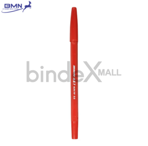 Pulpen Standard AE7 merah Alfa Tip 0.5mm tinta lancar merek bolpen nomor satu Indonesia garansi macet