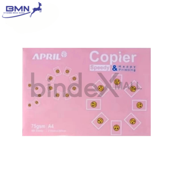 Kertas HVS A4 Copier 75 GSM 1 Rim 500 Lembar Putih Cerah Standar Internasional Anti Tembus Tinta Hasil Cetak Tajam Original