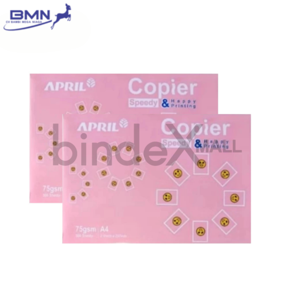 Kertas HVS A4 Copier 75 GSM 1 Rim 500 Lembar Putih Cerah Standar Internasional Anti Tembus Tinta Hasil Cetak Tajam Original