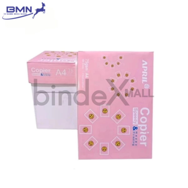 Kertas HVS A4 Copier 75 GSM 1 Rim 500 Lembar Putih Cerah Standar Internasional Anti Tembus Tinta Hasil Cetak Tajam Original
