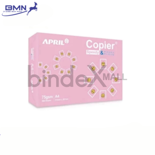 Kertas HVS A4 Copier 75 GSM 1 Rim 500 Lembar Putih Cerah Standar Internasional Anti Tembus Tinta Hasil Cetak Tajam Original