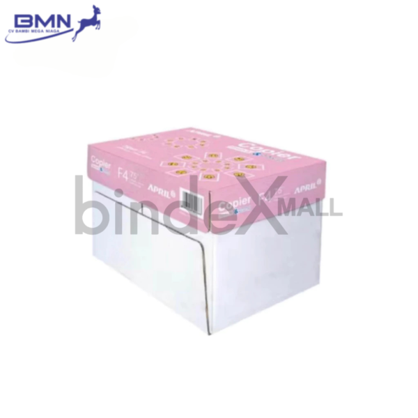 Kertas HVS F4 Folio Copier 75 GSM 1 Rim 500 Lembar Putih Cerah Anti Macet Keputihan Tinggi Hasil Cetak Profesional Original