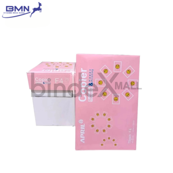 Kertas HVS F4 Folio Copier 75 GSM 1 Rim 500 Lembar Putih Cerah Anti Macet Keputihan Tinggi Hasil Cetak Profesional Original