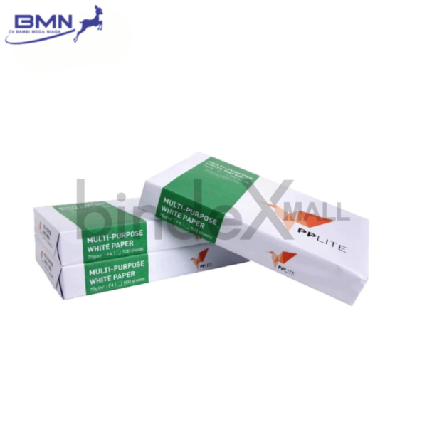 Kertas HVS A4 75 GSM PP Lite Copier APRIL 1 Rim 500 Lembar Putih Multifungsi Print Fotokopi Original Bersertifikat ISO