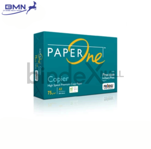 Kertas HVS A3 Paper One 75 GSM 1 Rim 500 Lembar Putih Cerah Premium Anti Macet Duplex Original