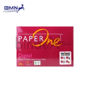 Kertas HVS A4 Paper One 100 GSM 1 Rim 500 Lembar ProDigi Premium Anti Macet Duplex Putih Cerah Original