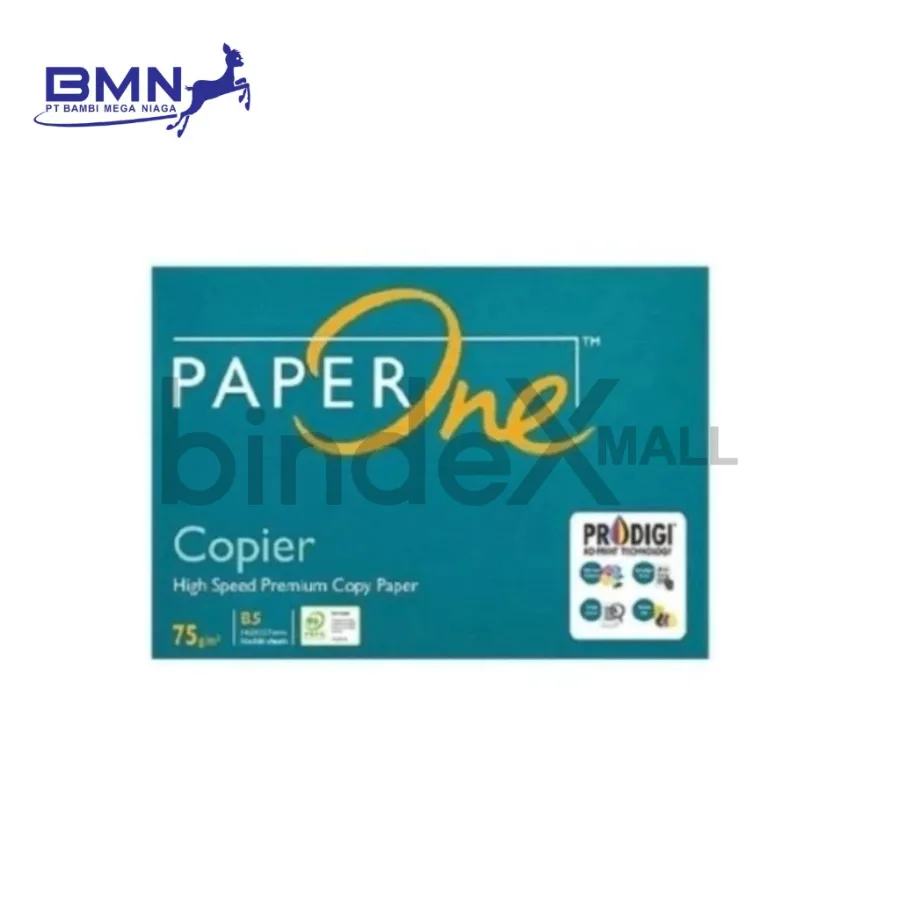 Paper One Kertas HVS B5 75 GSM 1 Rim 500 Lembar Premium Original
