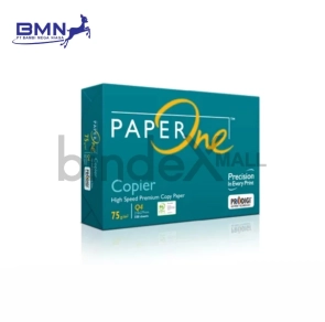 Paper One kertas HVS quarto 75 GSM original 1 rim 500 lembar