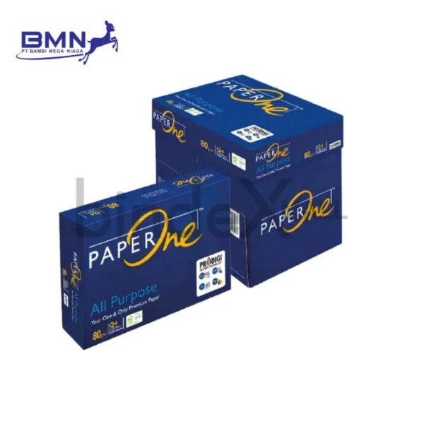 Paper One kertas HVS quarto 80 GSM original 1 rim 500 lembar