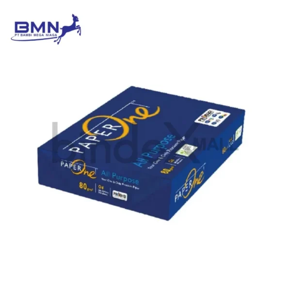 Paper One kertas HVS quarto 80 GSM original 1 rim 500 lembar