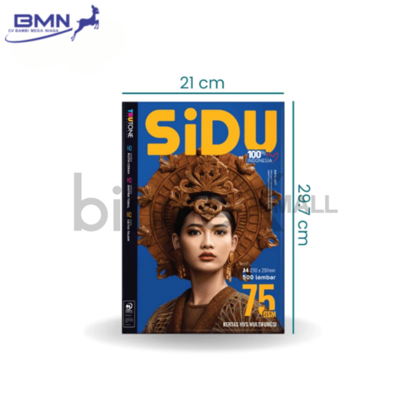 Kertas HVS A4 Putih 70 GSM SIDU Sinar Dunia 1 Rim 500 Lembar untuk Print Fotokopi dan Tulis Original