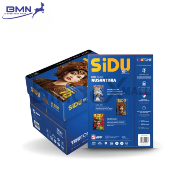 Kertas HVS A4 Putih 70 GSM SIDU Sinar Dunia 1 Rim 500 Lembar untuk Print Fotokopi dan Tulis Original