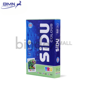 Kertas HVS Warna A4 70 GSM SIDU 1 Rim 500 Lembar Warna Kuning Hijau Pink Biru Original Sinar Dunia