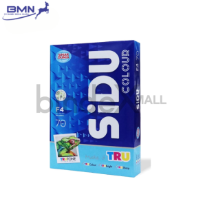 Kertas HVS Warna F4 Folio 70 GSM SIDU 1 Rim 500 Lembar Warna Kuning Hijau Pink Biru Original