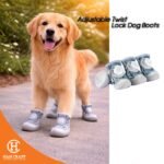 Adjustable Twist Lock Dog Boots - Gambar 2