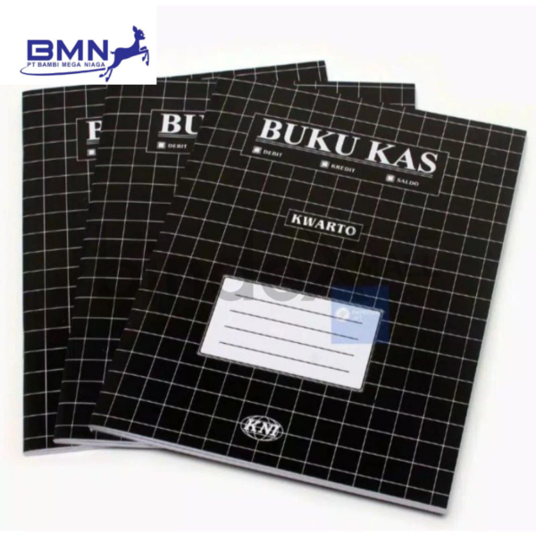 Buku Kas KNI Kwarto Kolom Debit Kredit Saldo Administrasi Keuangan Original