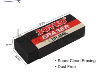 Joyko Penghapus Pensil Besar Hitam ER-20BL Eraser Tebal 1 Pcs Original