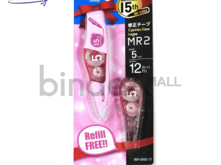Plus MR2 Tipex Kertas 15th Anniversary Pink 5mm 12m Correction Tape Refill Original