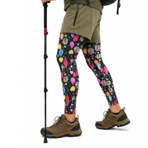 Manset Kaki Motif Bunga Daun UPF 50+ Anti UV Quick Dry Breathable