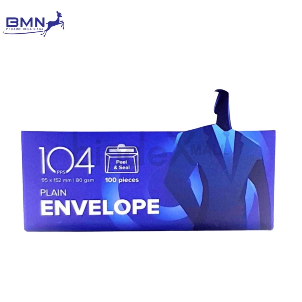 Amplop Paperline 104 Polos Peel & Seal 95x152mm 80gsm Isi 100 Lembar
