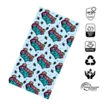 Detail Motif Good Day Graffiti pada Masker Buff UPF 50+