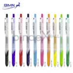 Zebra Kokoro Plus Pulpen Gel Rubber Grip 10 Warna Super Smooth Retractable Original