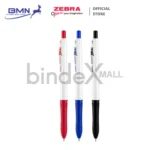 Zebra Kokoro Mirai Retractable Pulpen Gel 0.48mm Arrow Needle Tip Super Smooth White Original