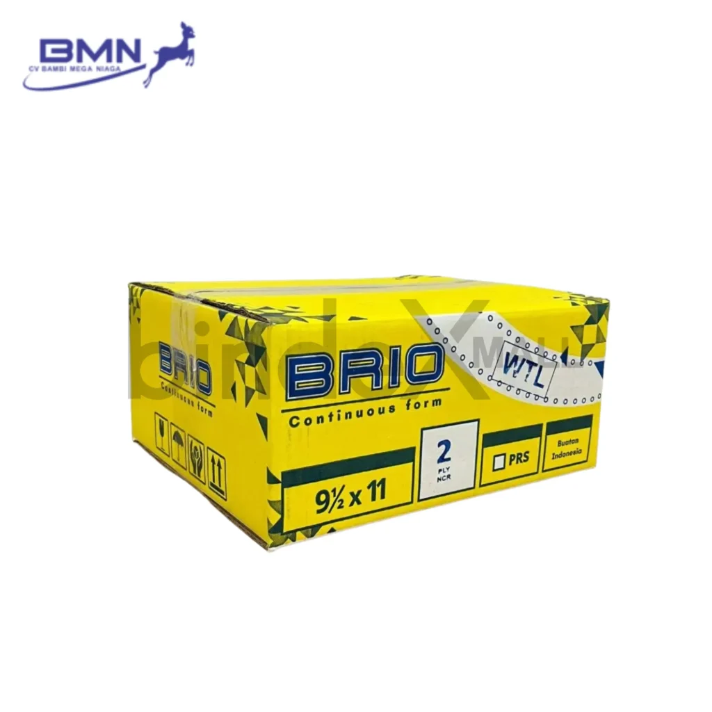 Kemasan Box Continuous Form DPH Brio Wartel 2 Ply Original