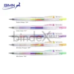 Zebra Sarasa Clip Marble Color 0.5mm Pulpen Gel Pigment Tinta Unik Nostalgia Transparent Original