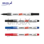 Zebra Name Pen Permanent Marker 1.2-1.5mm Oil Based Anti Air All Surface Original