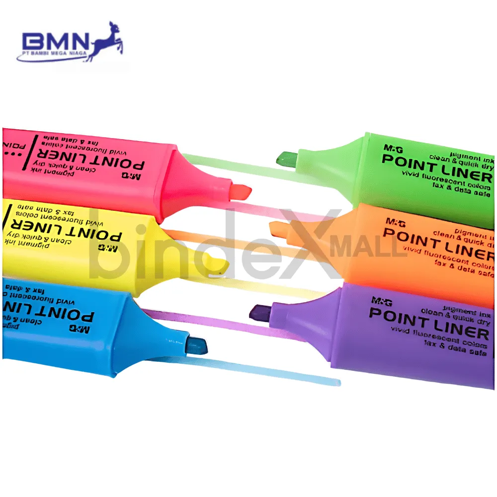 Highlighter Fluorescent M&G Point Liner Bindexmall