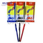 M&G M5 Semi Gel Ball Pen 0.5mm Pulpen Tipis Presisi Lancar 1 Lusin 12 Pcs Original